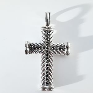 PREVIOUS CANCELLED- DAVID YURMAN CHEVRON CROSS W BLACK DIAMONDS